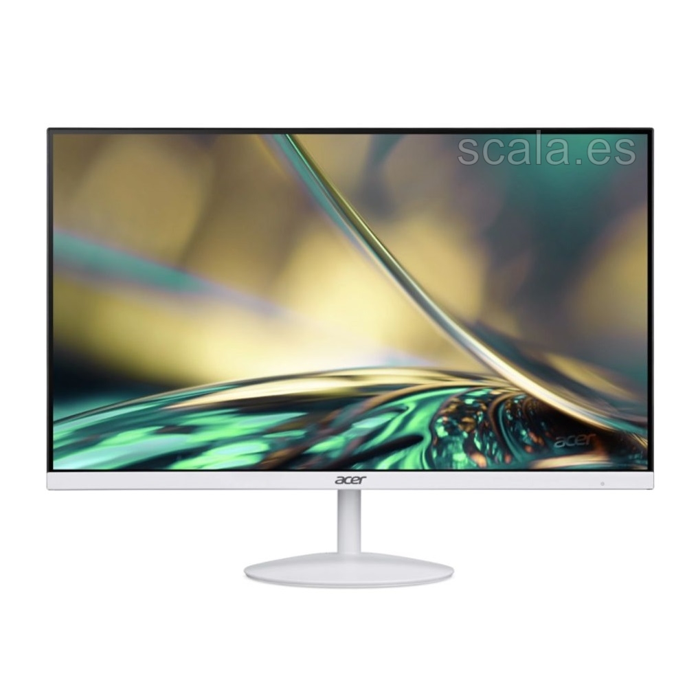 Monitor Acer SA272 Blanco - 27" - Multimedia - IPS 1920 x 1080 Full HD - HDMI + VGA - UM.HS2EE.E18