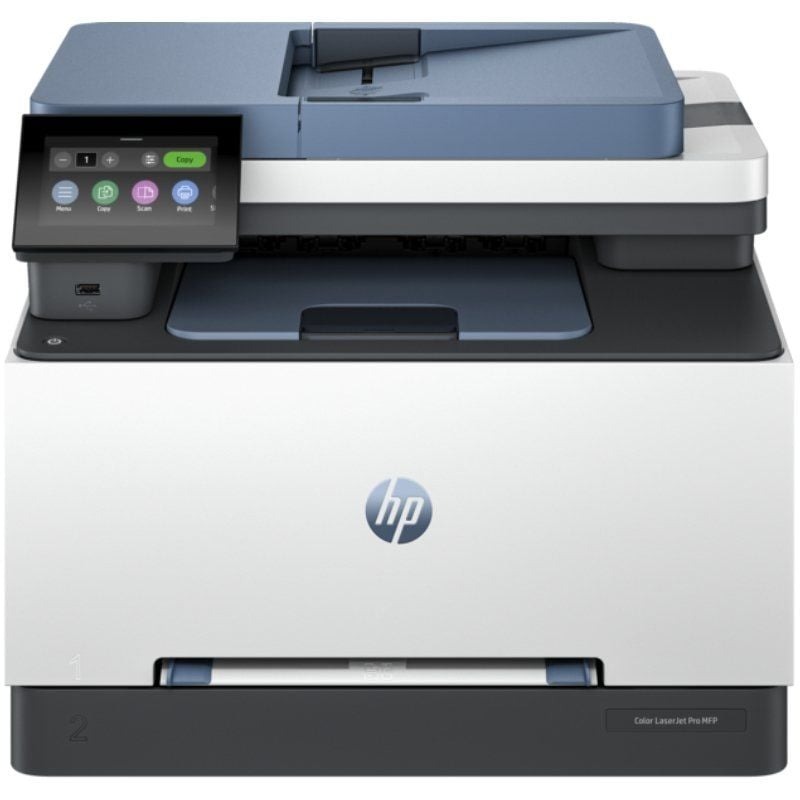 Multifunción Láser Color HP Laserjet Pro MFP 3302FDW WiFi - Fax - Dúplex - ADF - Blanca y Azul - 499Q8F