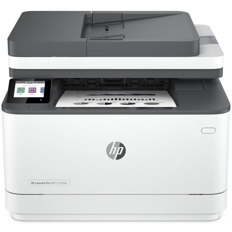 Multifunción Láser Monocromo  HP Laserjet Pro 3102FDW Wi-Fi - Dúplex - Blanca - 3G630F