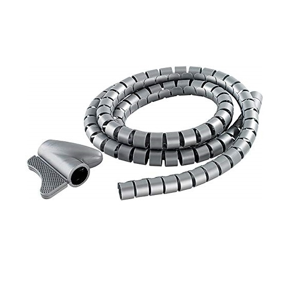 Organizador de Cables Envolvente 2500 x 25MM - Color Plata - KAB0013