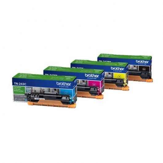 Pack 4 toner originales Brother TN-243CMYK - 1.000 Paginas