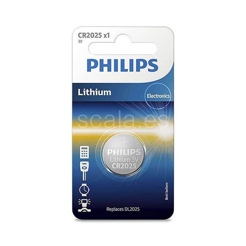 Pila de Boton Phlips CR2025 - 3V - CR2025/01B