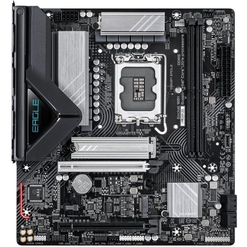Placa Base Micro ATX Gigabyte B860M EAGLE - Socket 1851 - DDR5 - PCIe 5.0 - 9MB86ME2-00-G10