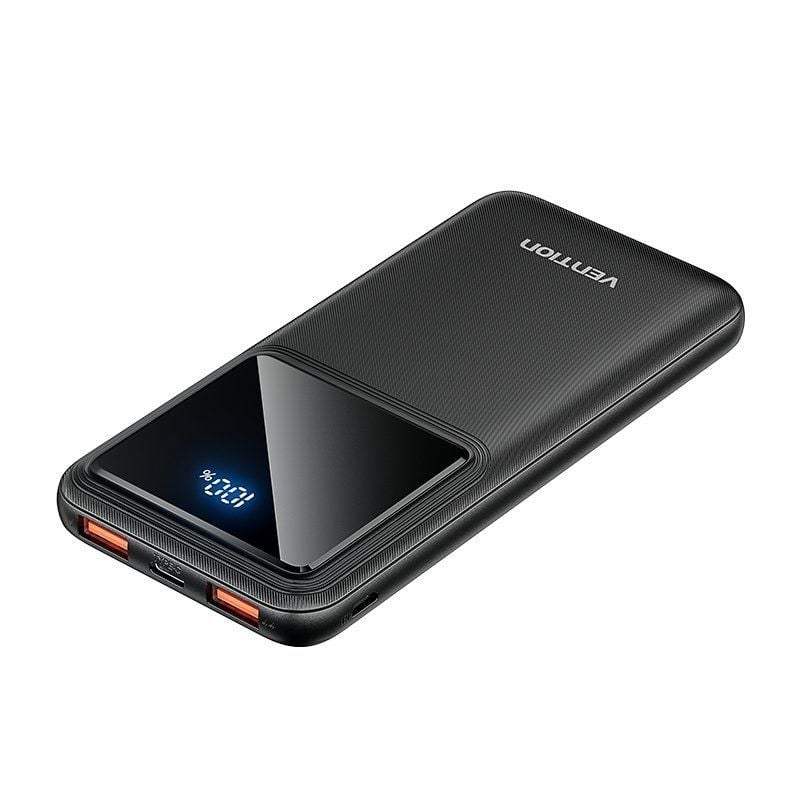 Powerbank 10.000 mAh - Vention FHKB0 - 22.5W - Negra