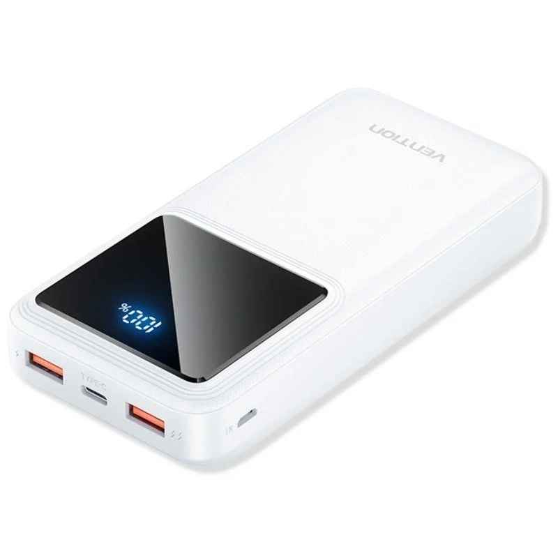 Powerbank 20.000 mAh - Vention FHLW0 - 22.5W - Blanca