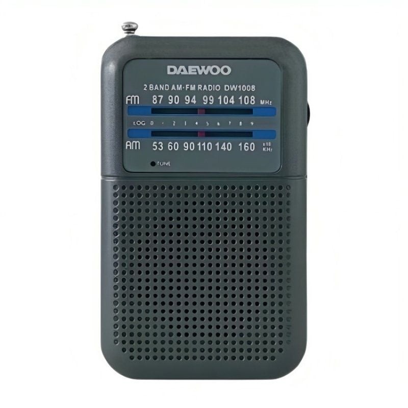 Radio Portátil Daewoo DW1008 - Gris - Altavoz Integrado
