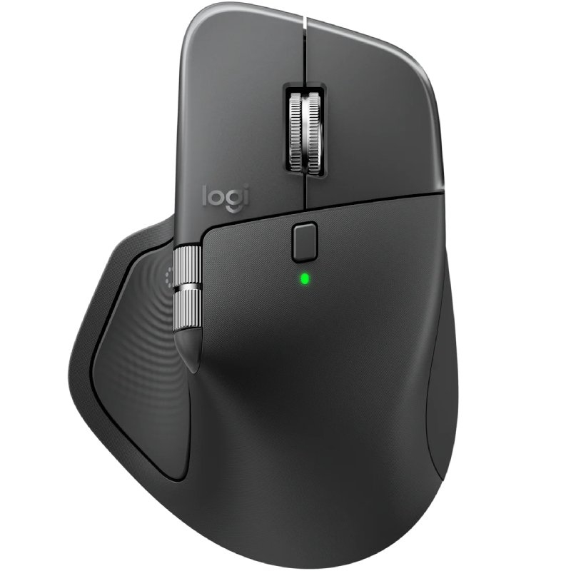 Ratón Ergonómico Inalámbrico Logitech MX Master 4 - Batería Recargable - Color Grafito — 910-007562