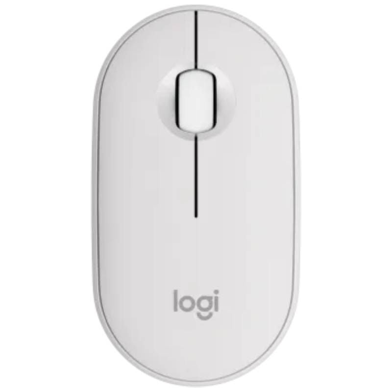 Ratón Inalámbrico Bluetooth Logitech Pebble 2 M350S - Blanco