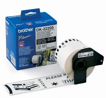 Rollo de Papel Térmico - Rollo de 6.2 CM x 30.5 Metros - Brother DK-22205