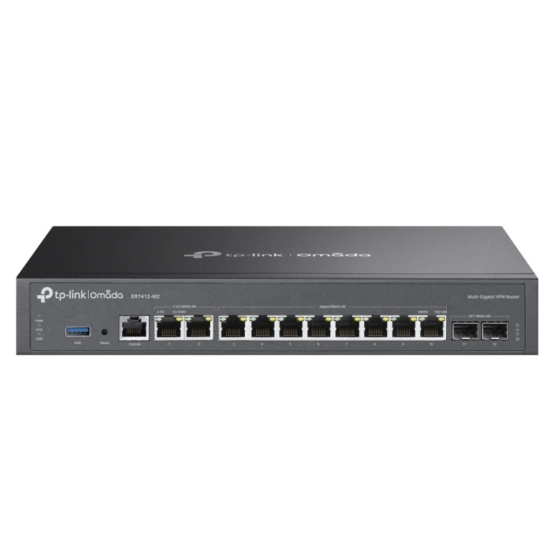 Router TP-Link ER7412-M2 / 2x2.5GbE / 2xGb SFP / 8xGbE