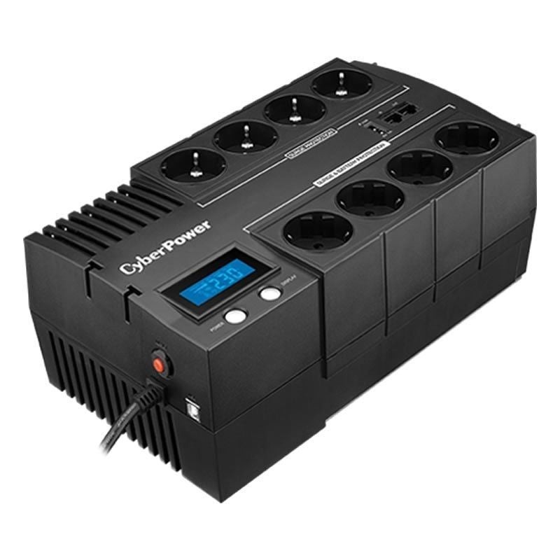SAI Línea Interactiva Cyberpower BR1200E - 1200VA - LCD - 720W - 8 Salidas - Formato Bloque