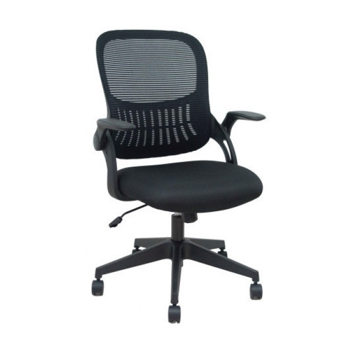 Silla Opti544 Negra - Respaldo Malla Negro - Asiento 3D Negro