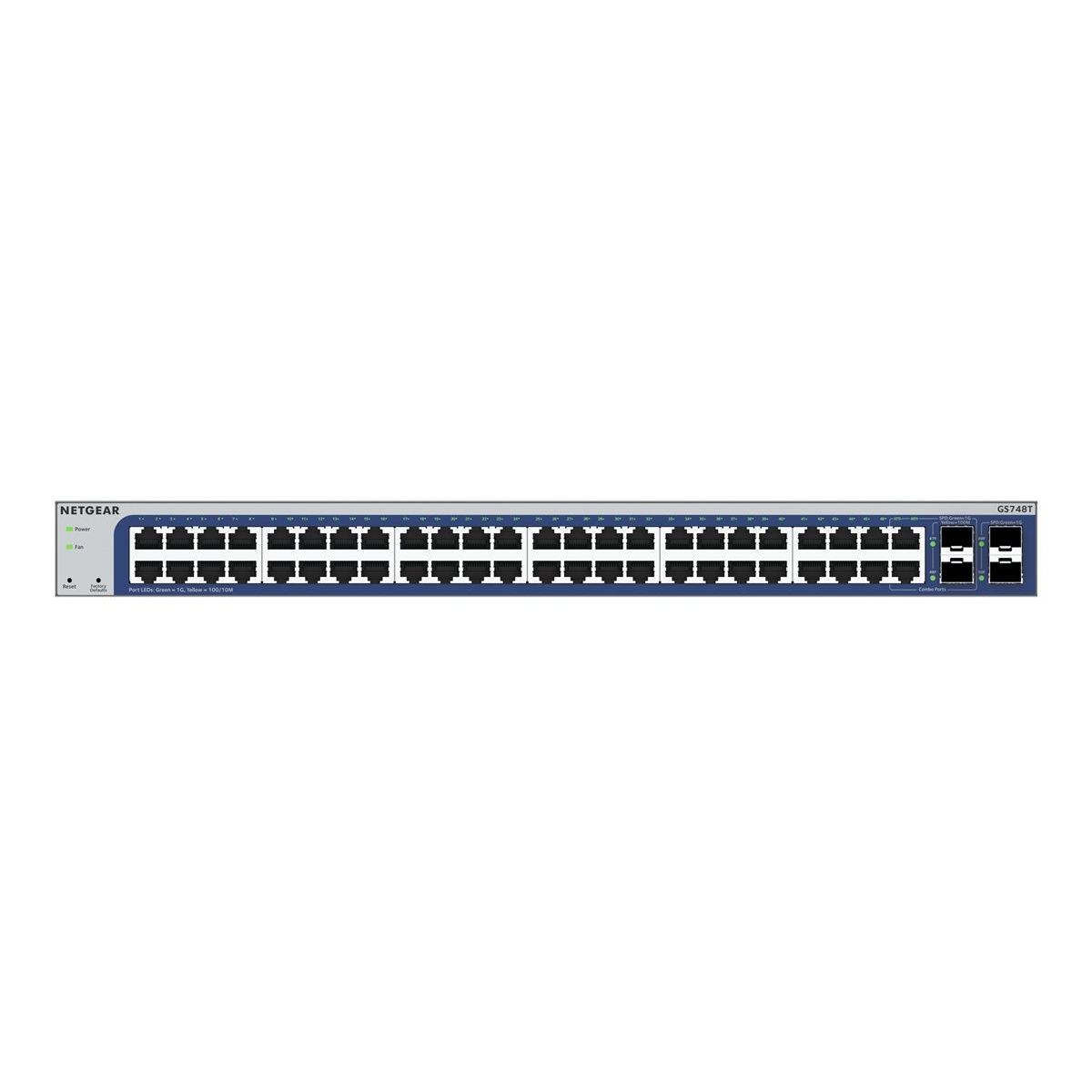 Switch Conmutador - 48 Puertos Gigabit - Inteligente - NETGEAR GS748T