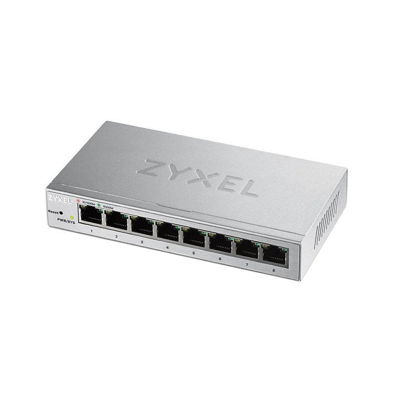 Switch Profesional Gestionado ZyXEL - 5 Puertos - RJ-45 10/100/1000 Mbps - Metal - GS1200-5-EU0101F