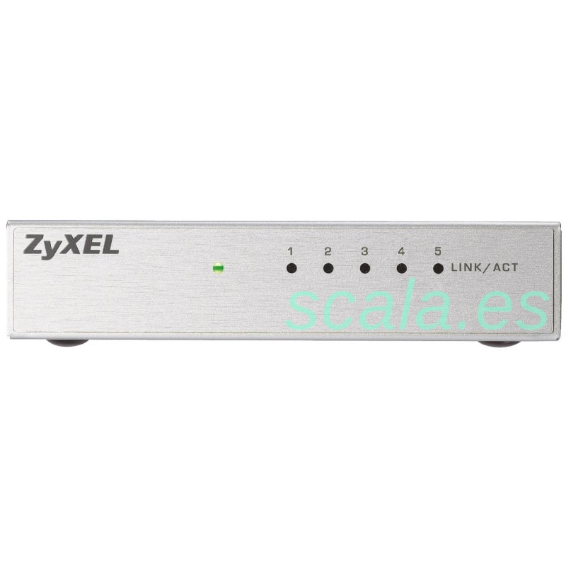 Switch Profesional ZyXEL - 5 Puertos - RJ-45 10/100/1000 Mbps - Metal - GS-105BV3-EU0101F