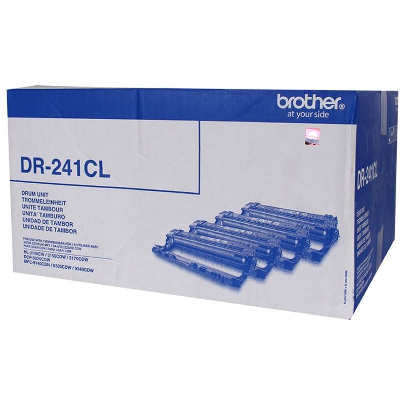 Tambor de Imagen Original Brother DR-241CL - Multipack Cian, Magenta, Amarillo, Negro - DR241CL