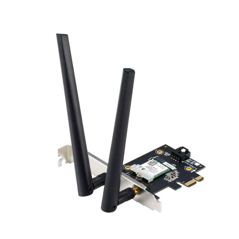 Tarjeta de Red Inalámbrica + Bluetooth 5.2 - Asus PCE-AXE5400 - 5400 Mbps - 2.4 / 5 / 6GHz - 90IG07I0-ME0B10