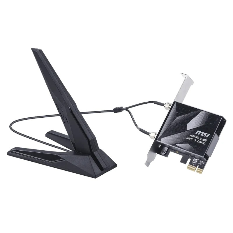 Tarjeta de Red Inalámbrica MSI GPBE94 Herald PCIe - WiFi7 BE9400