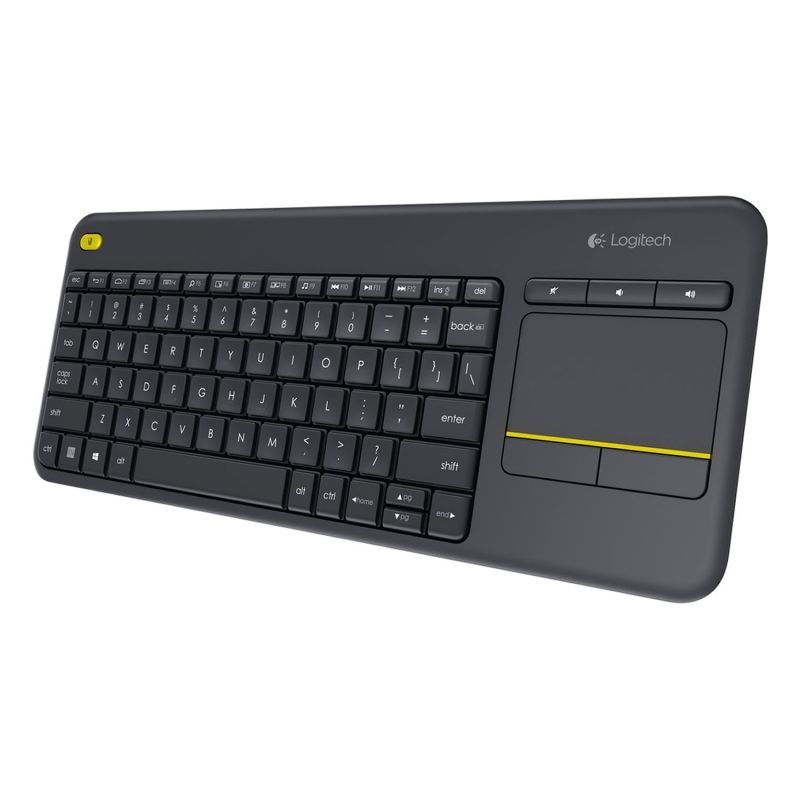 Teclado para Smart TV - Logitech Wireless Touch K400 Plus - Negro - 920-007137