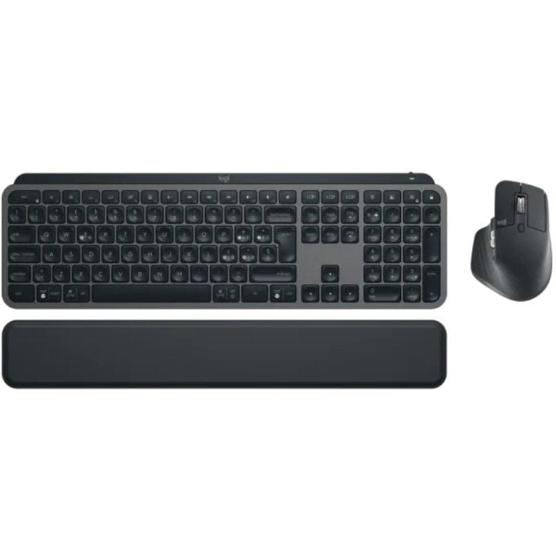 Teclado y Ratón Inalámbricos Logitech MX Keys S Combo / Incluye Reposamanos — 920-011610
