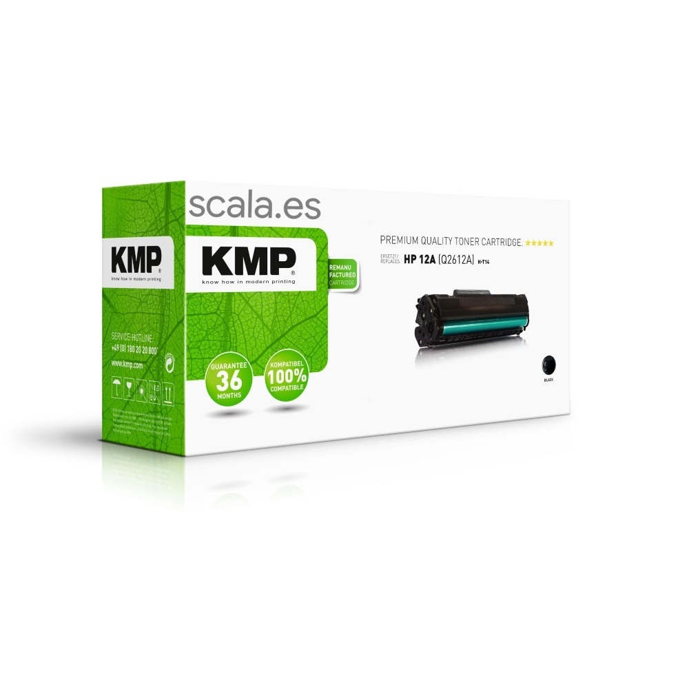 Tóner Compatible KMP - Q2612A - HP 1010,1012,1015,1018,1020,1022,3015,3020,3030,3050,3052,3055 - 2.000 Copias
