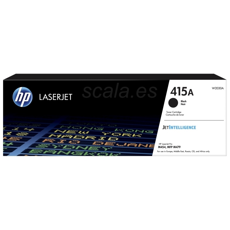 Tóner HP 415A Negro Original - Hasta 2.400 Páginas - W2030A
