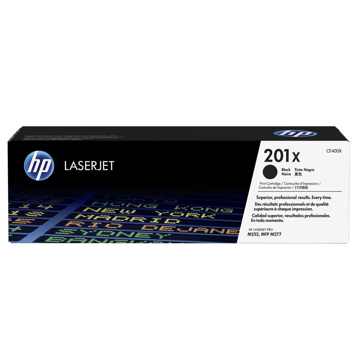 Tóner Negro HP CF400X Jetintelligence • Nº 201X • Alta Capacidad • 2.800 Páginas • Para Laserjet Pro MFP M277N / M277DW / M252N