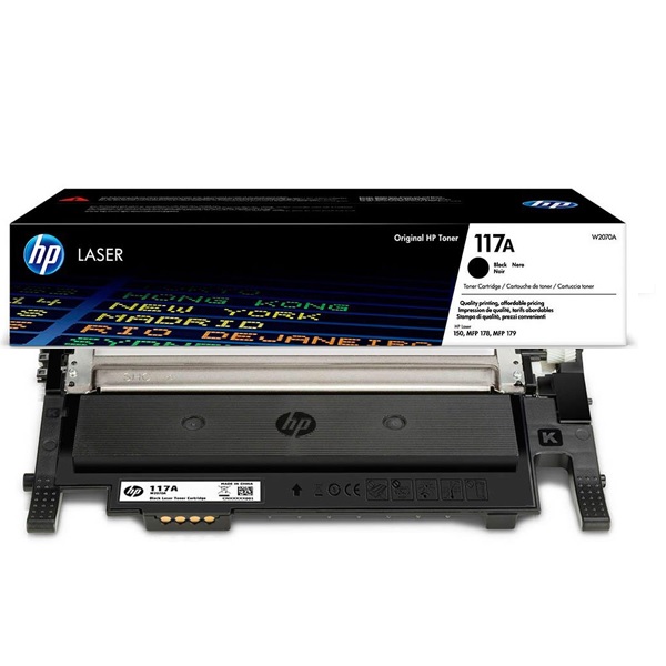 Tóner Negro Original HP 117A - 1.000 Páginas — W2070A