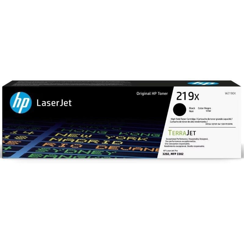 Tóner Original HP Nº 219X XL - Negro - Alta Capacidad — W2190X