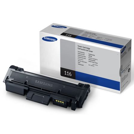 Toner Negro Alta Capacidad Samsung MLT-D116L • Hasta 3.000 Páginas • Para SL-M2625 / 2626 / 2825 / 2826 M2675 / 2676 / 2875 / 2876