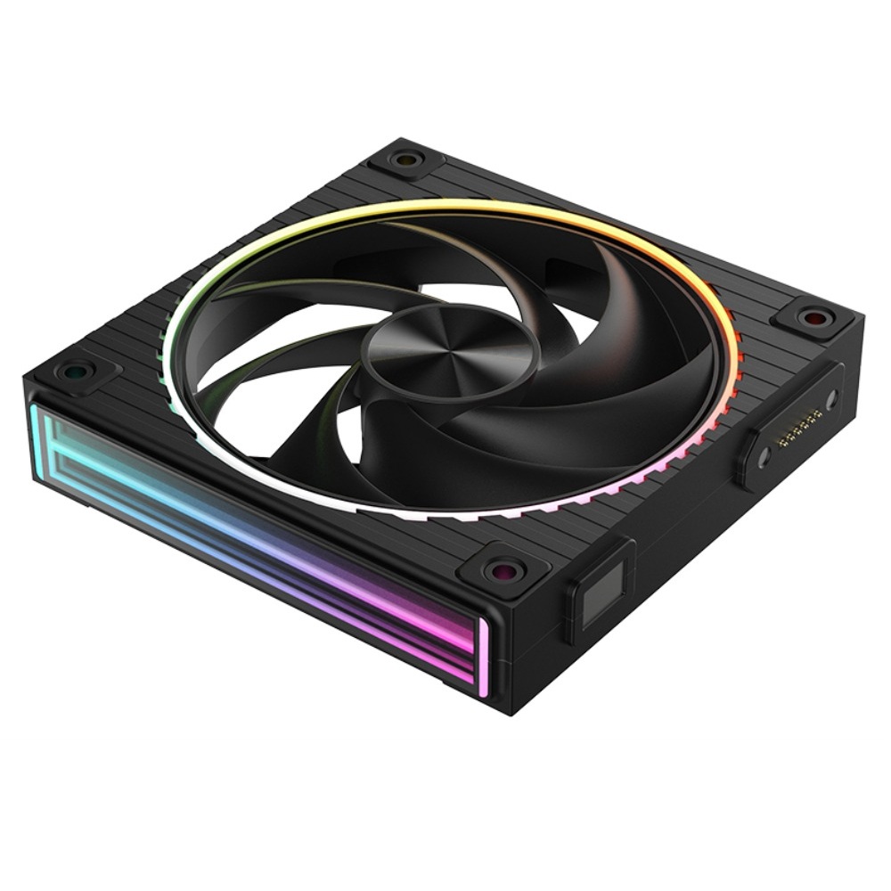 Ventilador Zalman ZM-DF120 Black ARGB - 1 x 120MM - 4 Pines — ZM-DF120 BLACK
