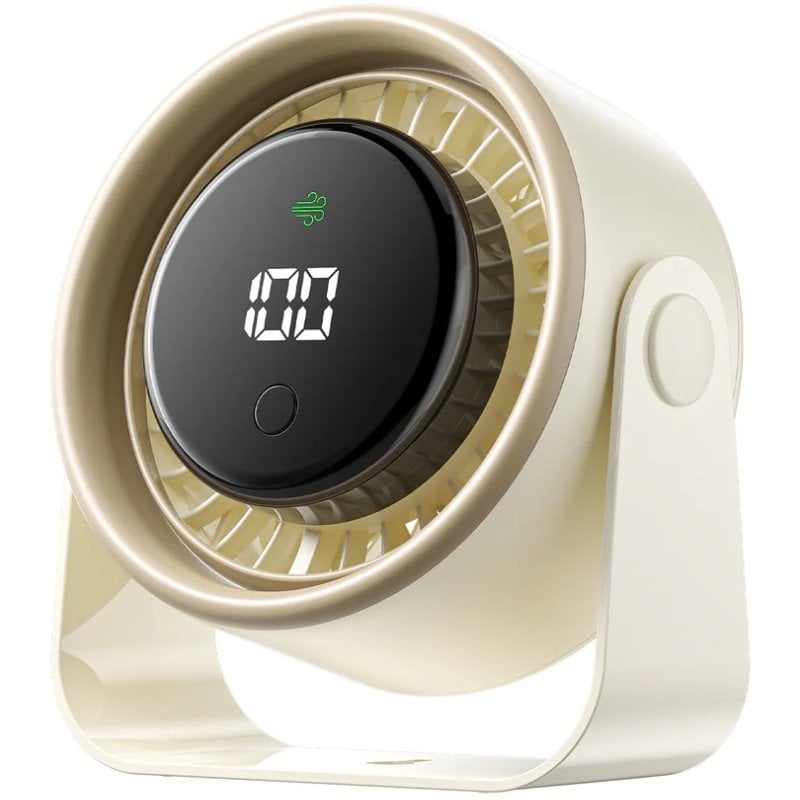 Ventilador de Sobremesa Vention PBJN0 - Beige - 10W - 7 Aspas - 3 Velocidades